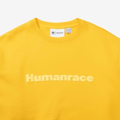 ADIDAS X PHARRELL WILLIAMS HUMANRACE SWEATSHIRT - GOLD YELLOW - HI5544 - UK XL - Picture 5 of 15