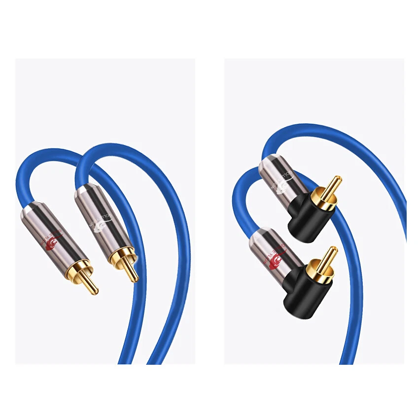 RCA to 2x RCA Male to Male Twin Phono Cable Lead Stereo Audio 0.75 - 30 Metres - Image 4 of 4