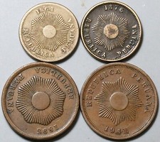 ペルー　2CENTAVOS　2センタボ　2ケンタボ　1876年 ペルー 2CENTAVOS 2センタボ 2ケンタボ 1876年 2 Centavos
