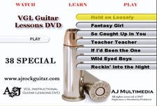 Custom Guitar Lessons - Learn 38 Special DVD Video