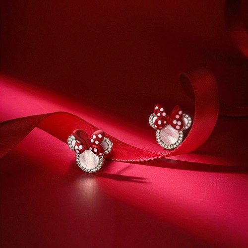 Women Stud Earrings Mini Mouse Tiny Small Kids Earring Fashion Jewelry Accessori - Picture 3 of 12