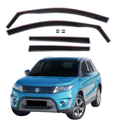 Windabweiser GP Regenabweiser Für Suzuki Vitara Ab 2015 4-Tlg Set Schwarz