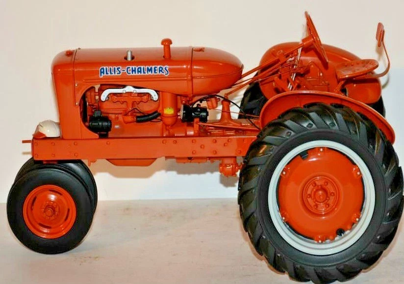 Allis Chalmers Farm Tractor 1930s 1940s Vintage Machinery Model Diecast WC Tires - Image 2 of 4