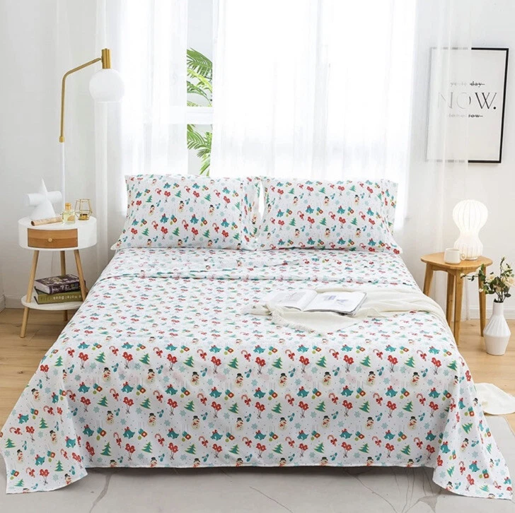 Комплект простыней двуспальный матовый королевский размер - 4 шт., супермягкий 1800 микрофибра - Изображение 2 из 4