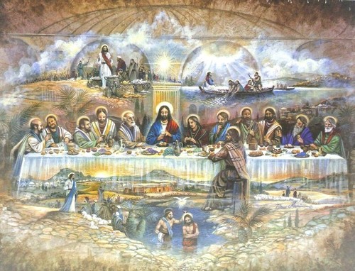 NIB BITS and PIECES 300 Piece Jigsaw Puzzle 'Last Supper' 18 X 24 FACTORY SEALED - Bild 2 von 4