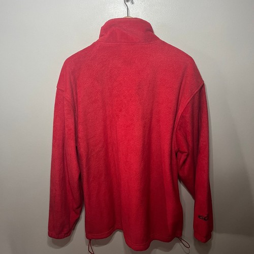 Orange County Choppers O.C.C. 1/4 Zip Red Fleece Pullover Biker Casual L NWT - Picture 5 of 9