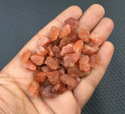 Nice Quality 10 Pieces Natural Sun Stone Gemstone Raw Size 12