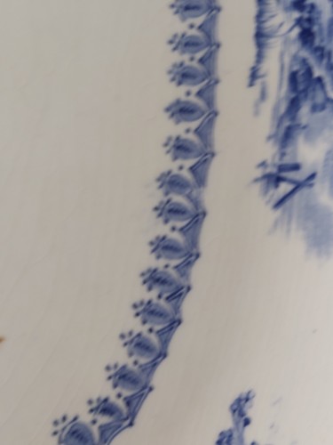 Large Ridgeway Royal Semi Porcelain "Delft" Pattern Platter - 第 16/22 張圖片
