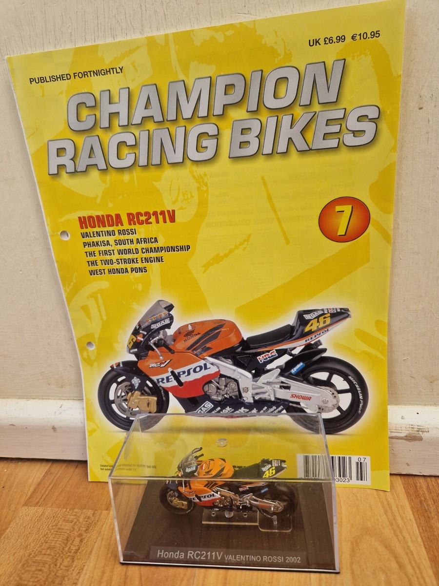 1/24 DEAGOSTINI IXO CHAMPION RACING BIKES HONDA RC211V VALENTINO