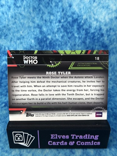 Doctor Who Extraterrestrial Encounters GREEN base SINGLE Non-Sport Trading Card - Picture 34 of 194
