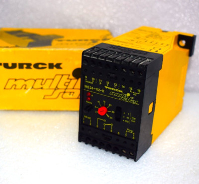 TURCK MS24-112-R 1 CHANNEL ROTATIONAL SPEED MONITOR 110VAC