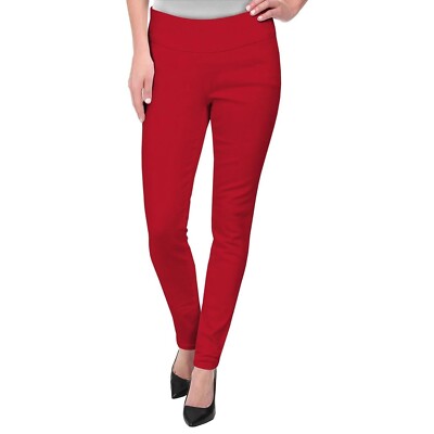 Hybrid & Company Super Comfy Stretch Pull On Millenium Pants in Red - Size 1X