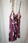 Morgan Taylor burgundy floral print XS chemise — photo 4