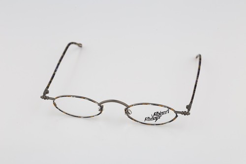 Robert Rudger 1320 152 77 Vintage 90s colorful & gray oval eyeglasses frames NOS - Picture 8 of 10