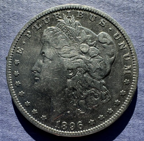 1896-O Better Date MORGAN SILVER DOLLAR. Our Opinion is XF+ Cleaned Free Ship #2 - Picture 3 of 4