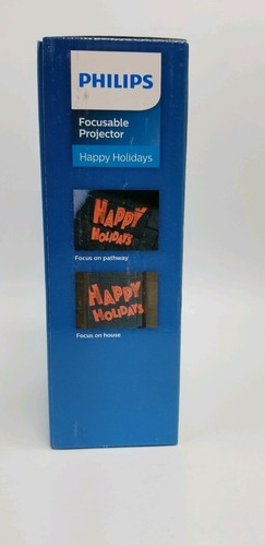 Philips LED Focusable Projector Happy Holidays Christmas Pathway Light New red - Picture 10 of 12