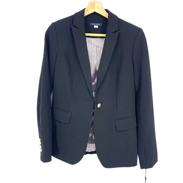 tommy hilfiger black blazer