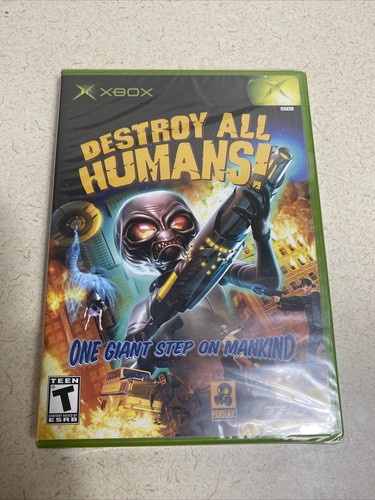 Destroy All Humans BRAND NEW SEALED! RARE ORIGINAL BLACK LABEL Microsoft Xbox - Picture 2 of 7