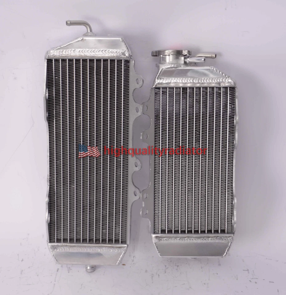 All Aluminum Motorcycle Radiator For 2006-2008 Kawasaki KX250F (Left+Right) Foto 3 de 4