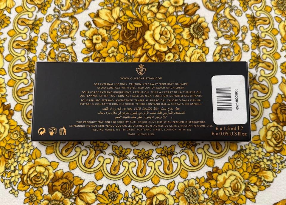 Clive Christian Masculino Best Sellers X, 1872, Nº1, C, Rosa de Roca, Hedonista Foto 3 de 3