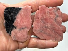 Rare Mexican Rhodochrosite Slabs Lapidary Cabbing Collecting Combo ship avail