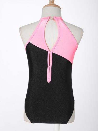 Kids Girls Bodysuit With Shorts Gymnastics Rompers Yoga Leotard Gym Dance Sport - Picture 23 of 113