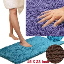Memory Foam Bath Mat Extra-Soft Plush Bath Shower Bathroom Rug Machine Wash &Dry