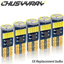 5X Dash Instrument Cluster Gauge WHITE LED LIGHT BULB KIT Fit 83-94 Ford Ranger