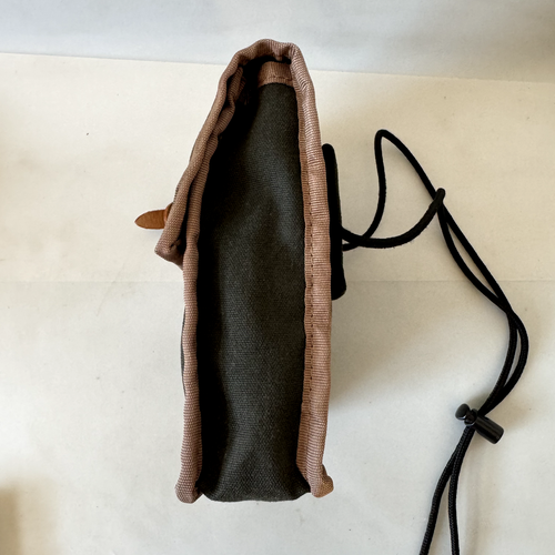 Camel Active Canvas Schultertasche Gürteltasche Militär Olivgrün Khaki Reise City Reißverschluss - Bild 8 von 14