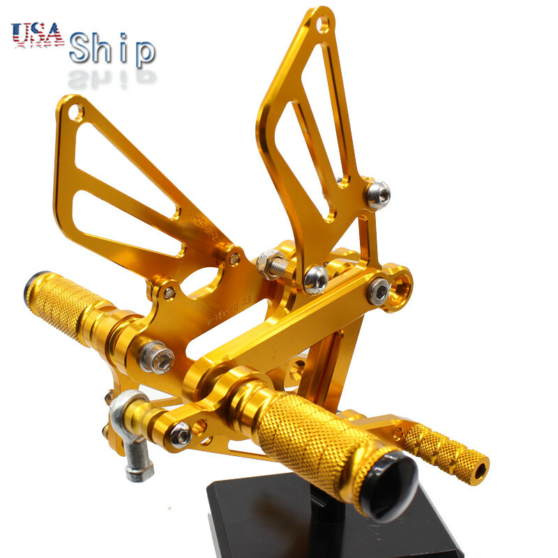 ロッカーズ ゴールドディスクセット Gold For Kawasaki Ninja ZX6R ZX636 2003-2004 Rearset Rear