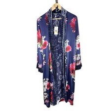 Johnny Was Aster Velvet Silk Kimono Size Medium 528 New