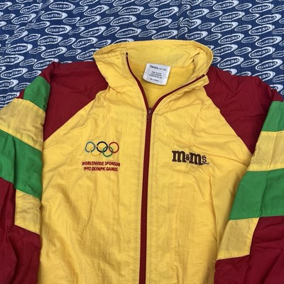 Vintage 1992 M&M Sponsored USA Olympics Full Zip Town Town Track Jacket