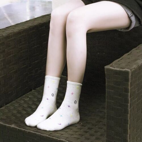3 pairs Moon Thermal Fluffy Socks Planet Long Sock Cute Floor Socks  Girls - Afbeelding 1 van 11
