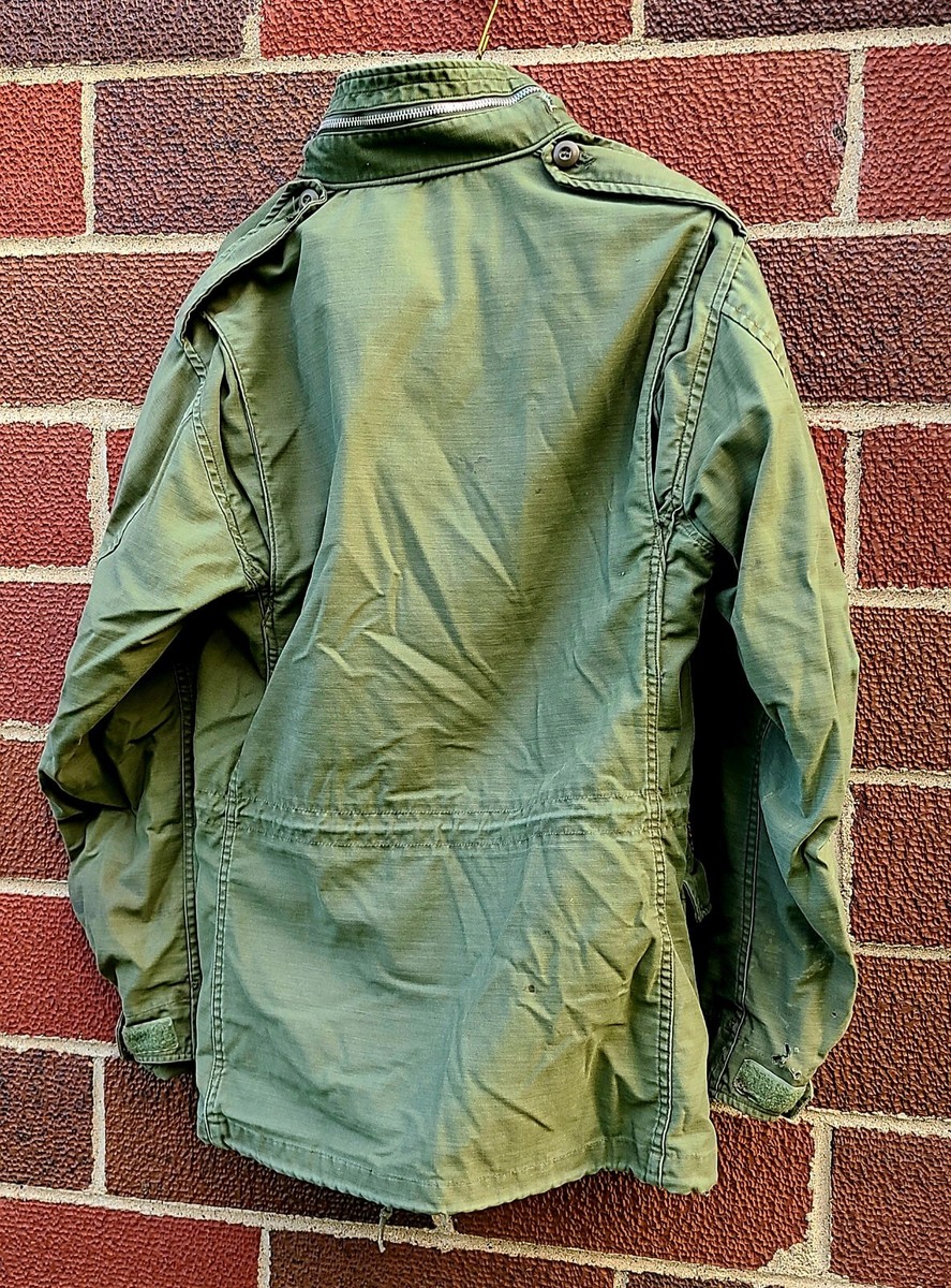 Vintage Military Army Man's Field Coat M-65 Jacket 1960s Vintage Military Army Man's Field Coat M-65 Jacket 1960s