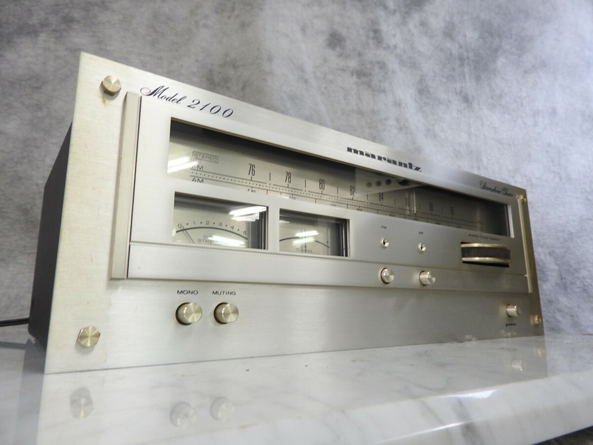 【通電OK】Marantz Model 2100 FM/AMステレオチューナー MARANTZ 2100 FM / AM tuner Model Confirmed Operation Free