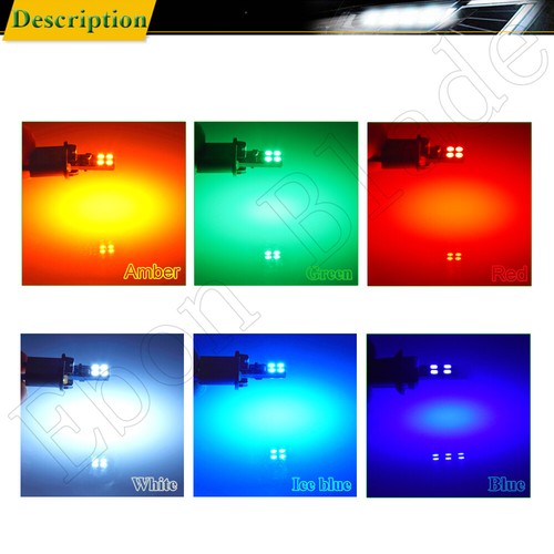 2Pcs T10 W5W Car LED 3030 8SMD Canbus Error Free Interior Side Light Bulb 12V DC - Picture 5 of 6