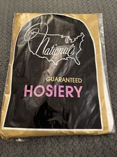 Vintage New Nationals All Nylon Pantyhose Size B tan J10