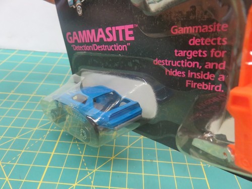 Matchbox Parasites Gammasite Firebird Blue 1:64 Scale Die-Cast 1985 Unpunched - Picture 4 of 7