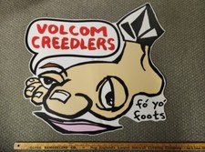VOLCOM surf snowboard skateboard Creedlers Authorized Dealer HUGE Heavy Sticker