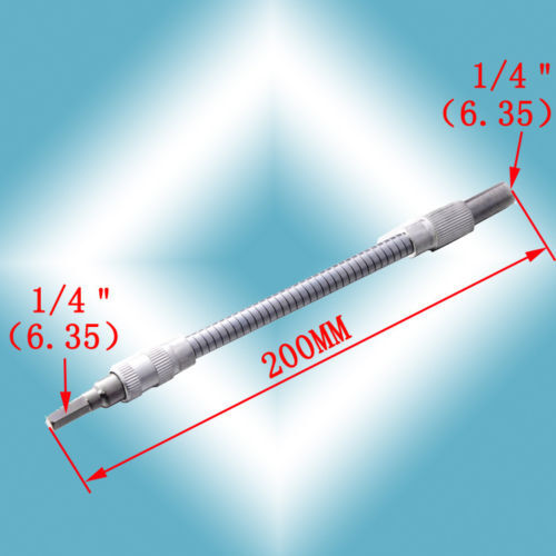 Flexible Verlängerung Schraubendreher Bohrerschaft Bithalter 1/4" Verbindungsglied - Bild 5 von 12