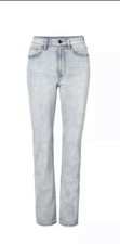 Cabi New NWT Higher Straight 5883 Very light blue faded Wash Size 2 - 16