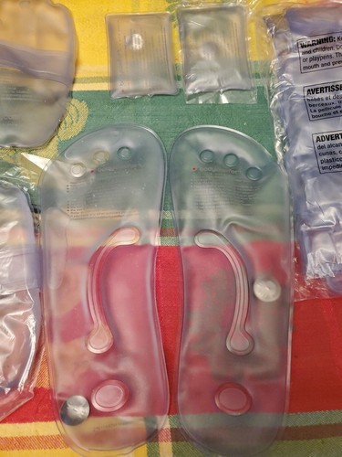 8 Piece Body Comfort Heat Packs Bundle Pads Hot or Cold Click Activated Durable - Picture 3 of 6