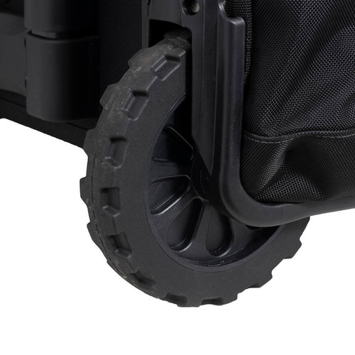 DEAD ON TOOLS Rolling Tool Tote Bag 18"W Heavy Duty Vinyl 40-Pockets in Black - Picture 4 of 11