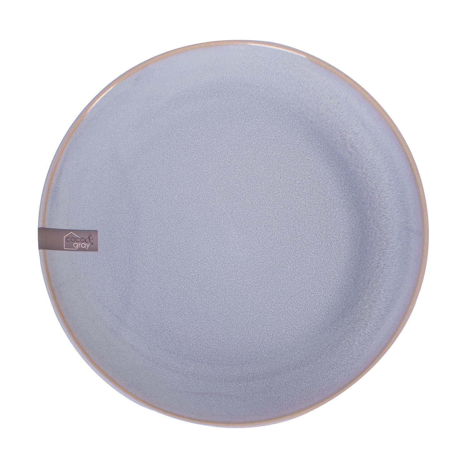 Stoneware Dinner Plate Round Glaze Serving Salad Pizza Snack Picnic Tableware