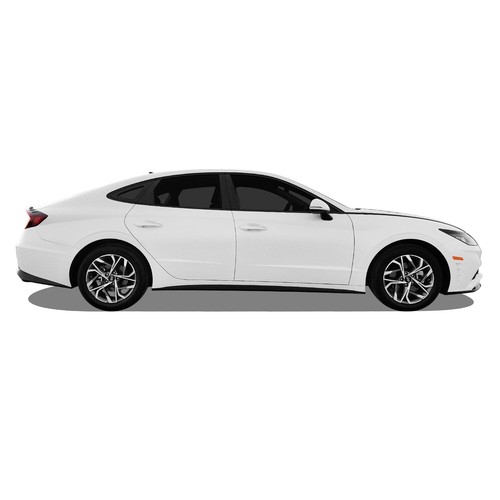 Superposición de vinilo cromado Delete Blackout para Hyundai Sonata 2020-23 - Imagen 3 de 7