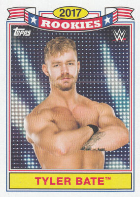 Tyler Bate 2018 Topps Heritage WWE Top 10 Rookies Card #TR-5