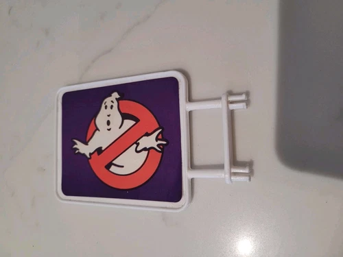 Vintage Kenner Ghostbusters Fire House/Fire Station Sign 1980s