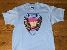 True Vtg Single Switch 1991 Screen Stars Hoover  Dam Kids T Shirt 10-12