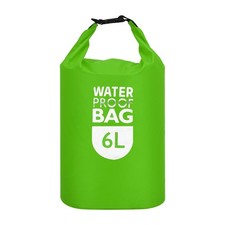 6L Waterproof Dry Bag Dry Backpack Roll Top Lightweight Fruit Green