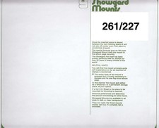 Showgard Stamp Mounts 261 / 227 mm Black Miscellaneous Sheets Long Term Storage